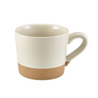 Kava White Stoneware Cup